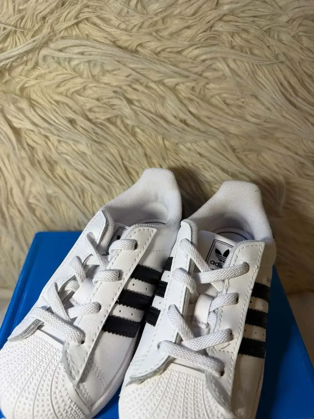 Adidas Originals Superstar II Elastic Lace Toddler Shoes White/Black